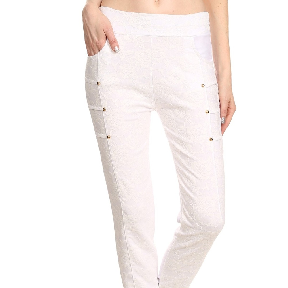 White and Ivory Pants